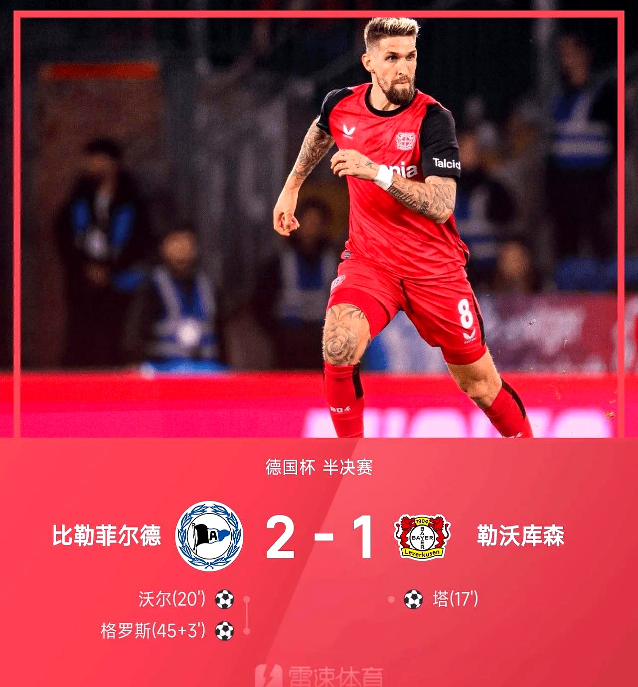 关于勒沃库森客场逆袭，战胜强敌获胜的信息