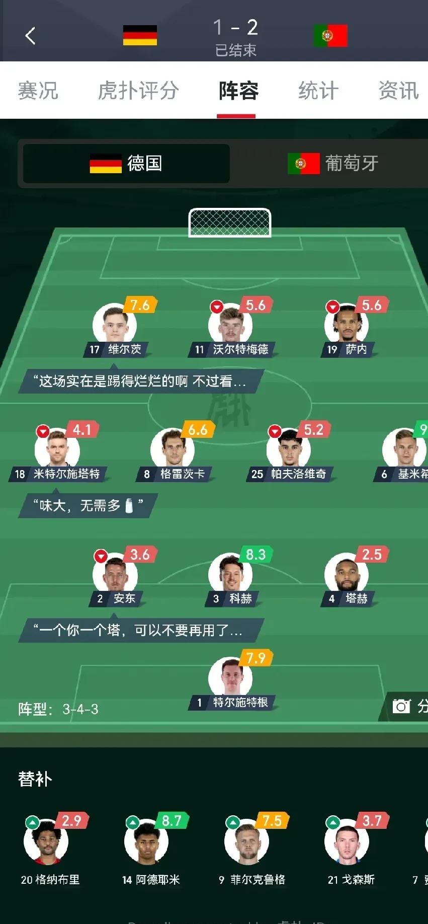 开云体育app-关于德国队终结对手连胜，成功晋级欧锦赛八强的信息